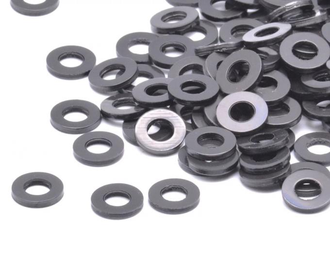 3/8" ID X 1" X 1/8" Thick Black Rubber Flat Washers Various Package Sizes 1